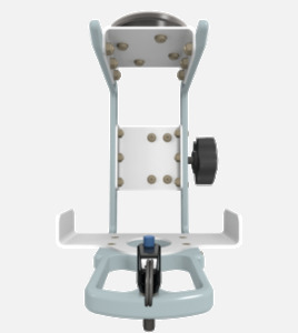 Hillaero BRONCHOTRON FAA certified mountable bracket for Air Ambulance Airmed Helicopter or Fixed Wing Aircraft FRONT